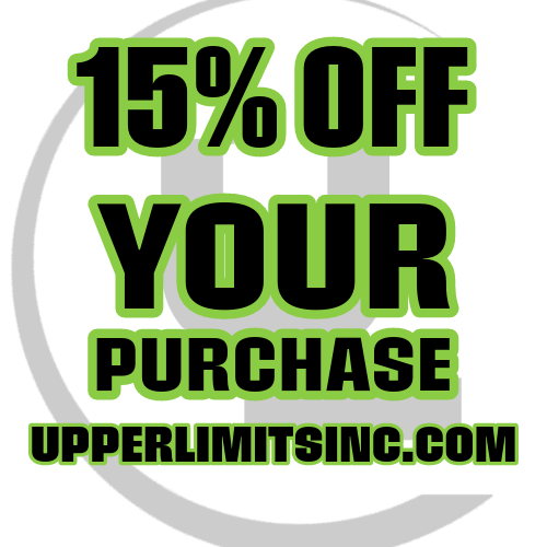Take 15% OFF Your Cart | upperlimitsinc.com